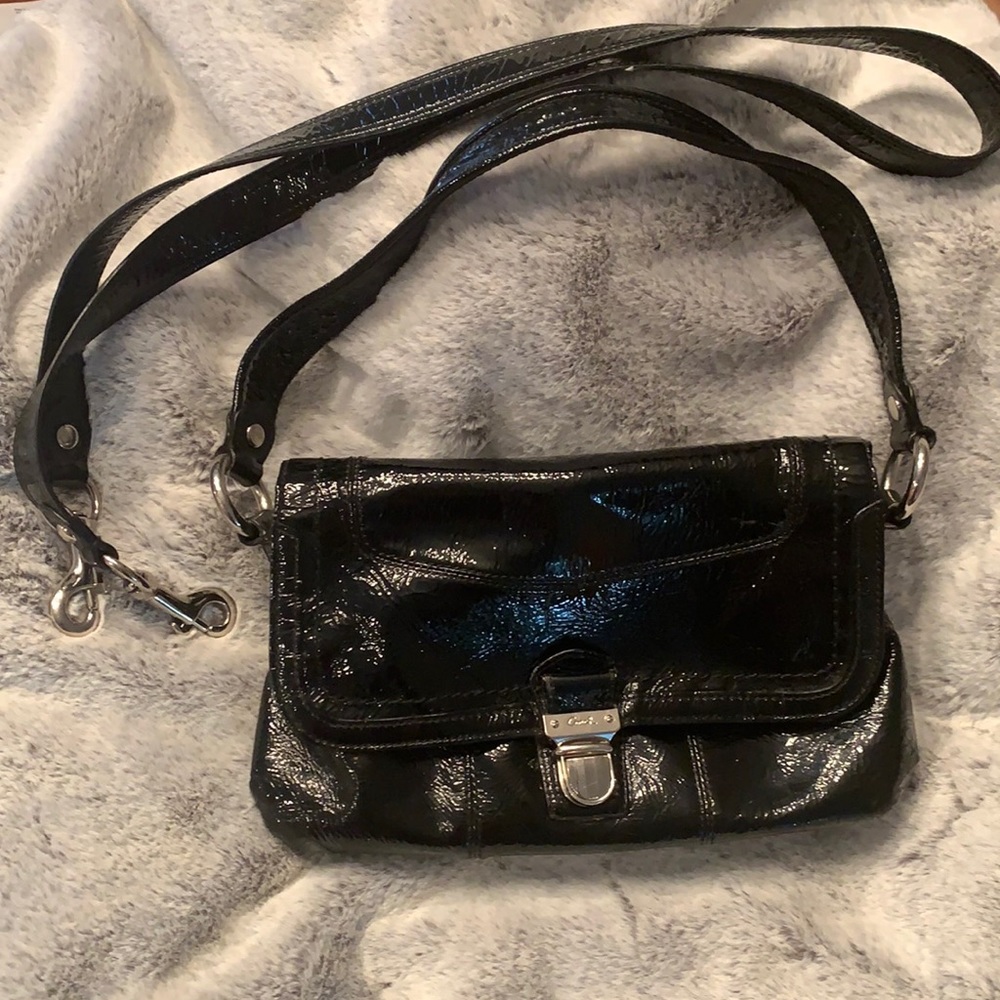 Coach patent leather handbag